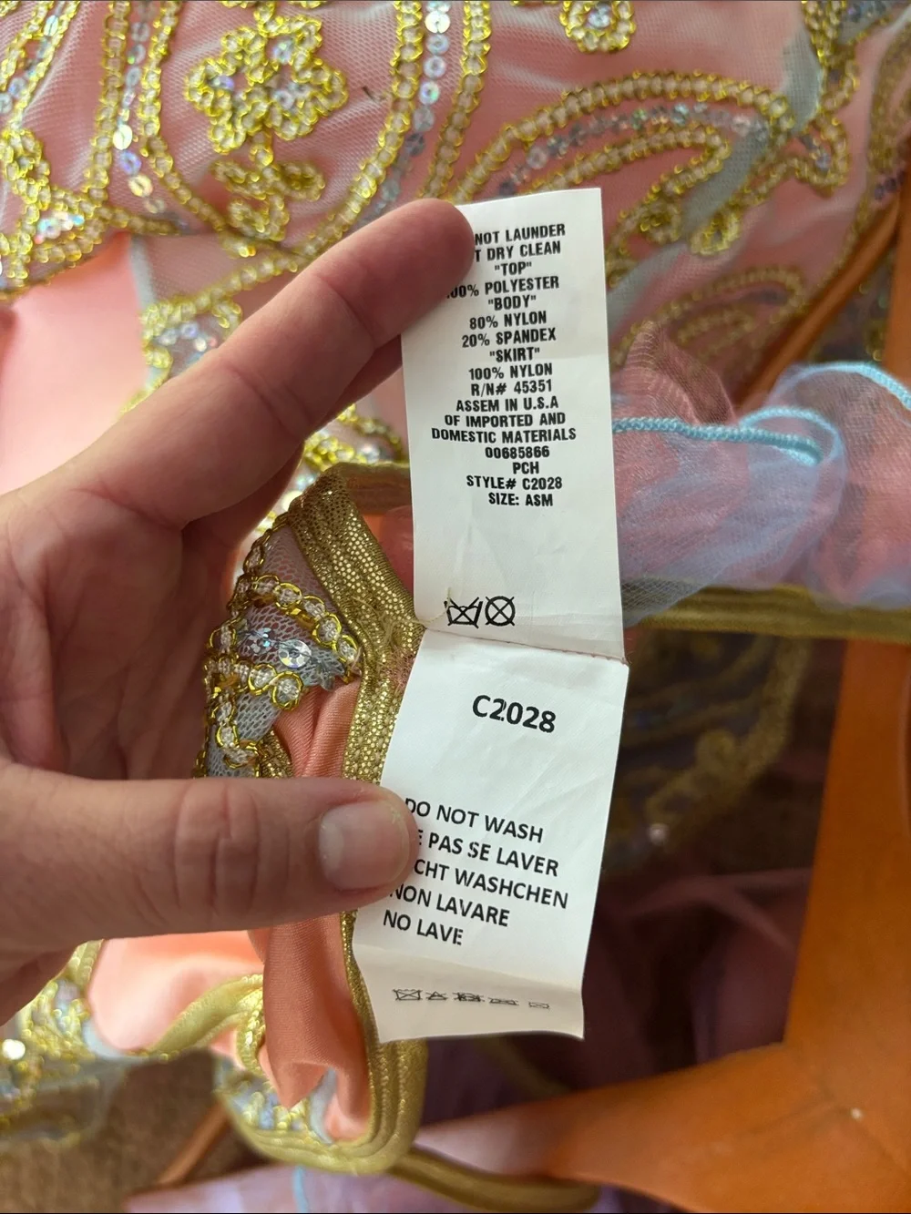 Curtain Call Costumes like new